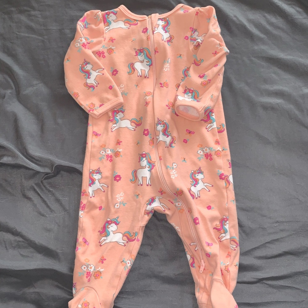 Unicorn & Florals Footies